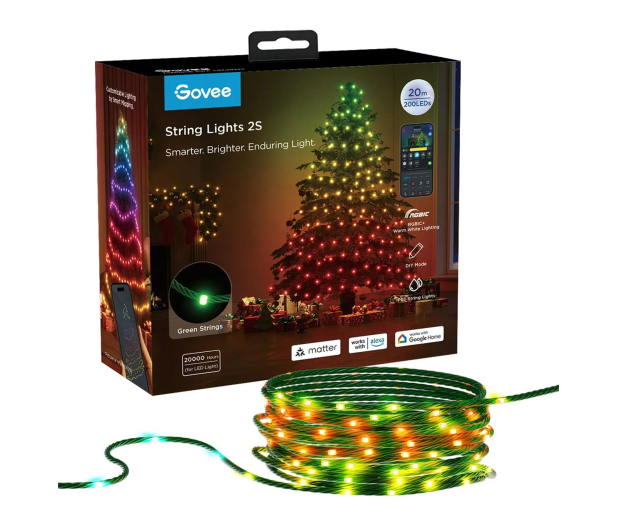 Govee Govee H80C4 String Lights 2S 20m Oświetlenie LED RGBWIC - 1366287 - zdjęcie